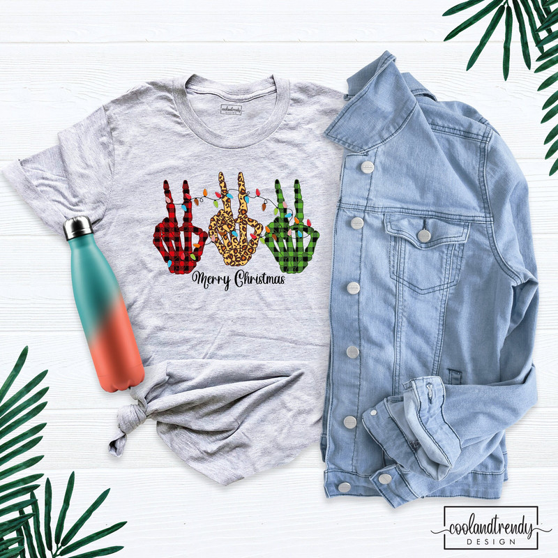 Ladies Light Christmas Shirt, Cute Christmas Shirt, Leopard Print Christmas Tee, Christmas Tees Women, Christmas Plaid Shirt, Christmas Tee.jpg