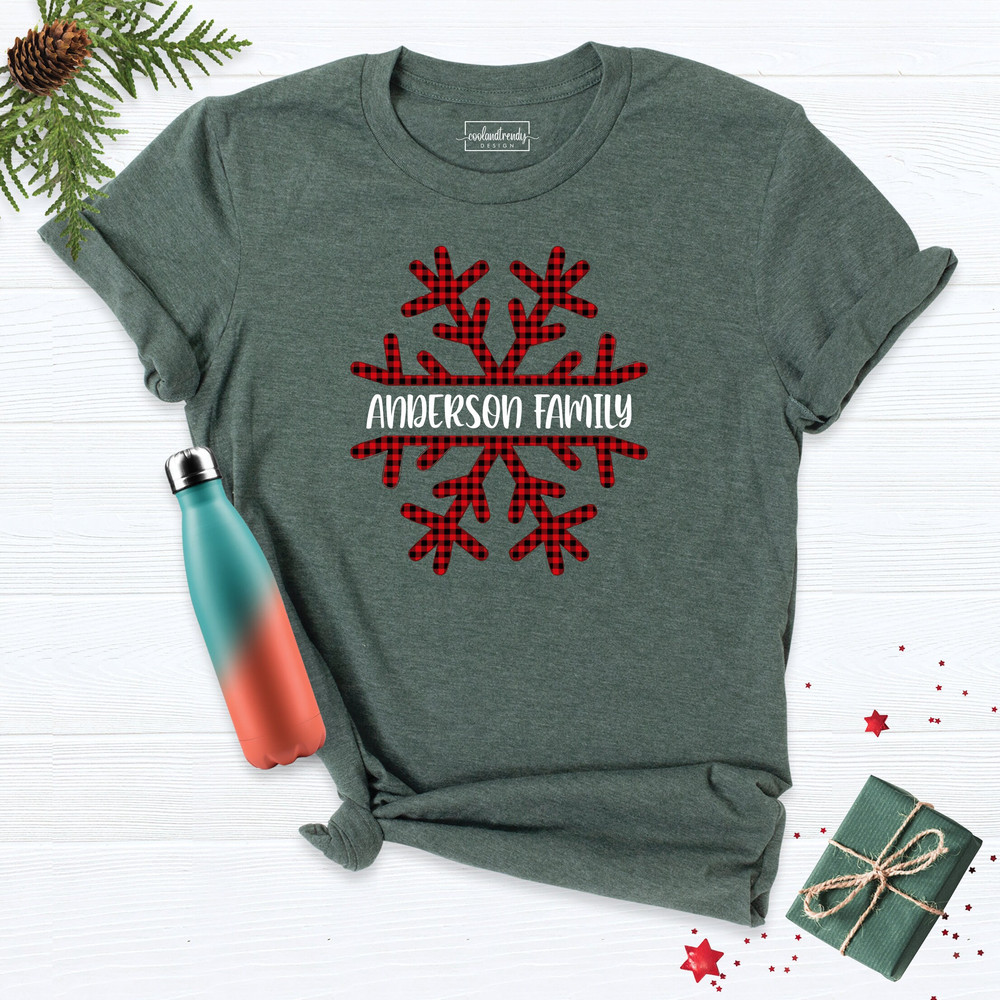 Matching Family Christmas Shirts, Family Christmas Shirt, Let it Snow Shirt, Christmas Shirt, Custom Christmas Shirt, Monogrammed Xmas Shirt.jpg