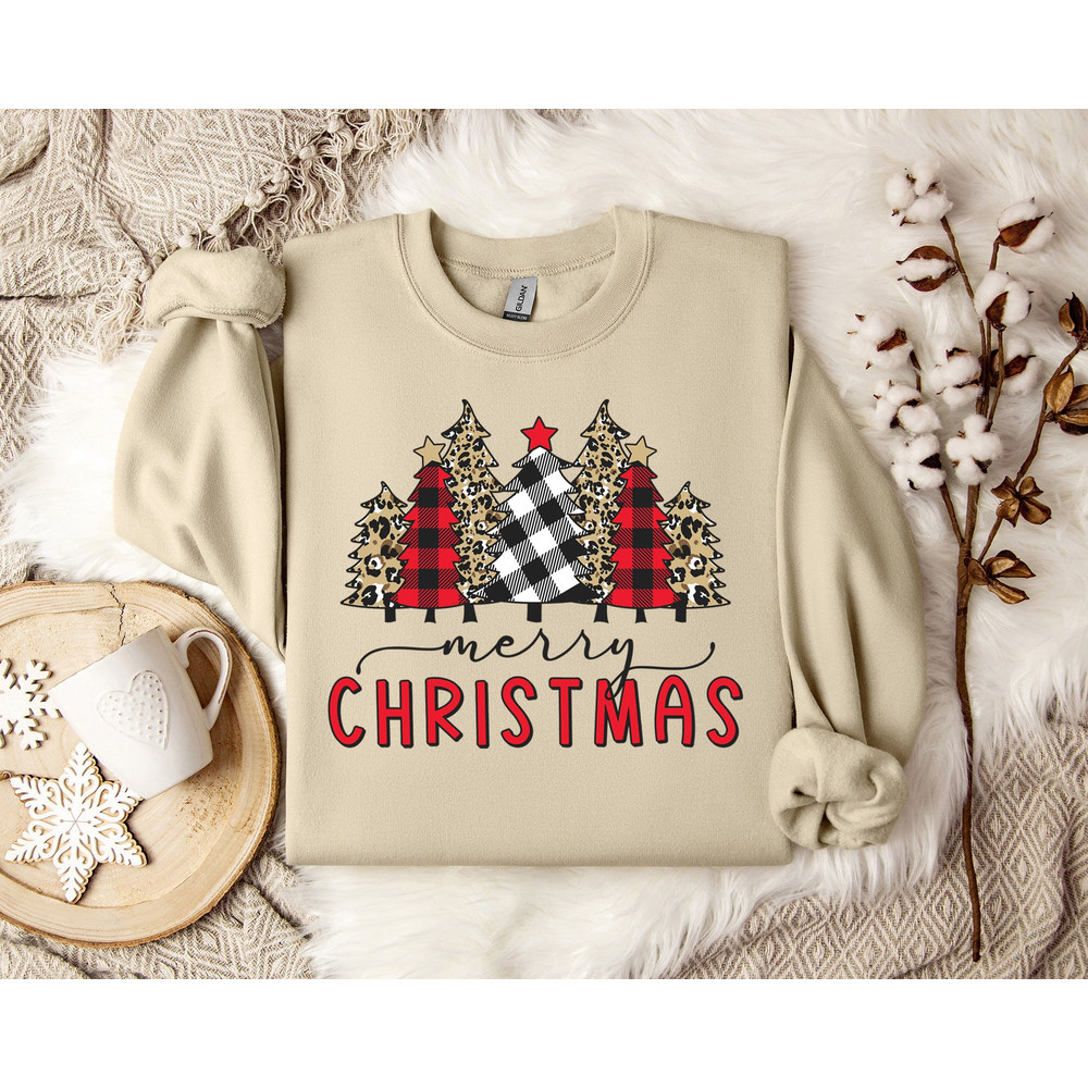 Vintage Christmas Tree Sweatshirt - Retro Xmas Jumper for Men and Women.jpg