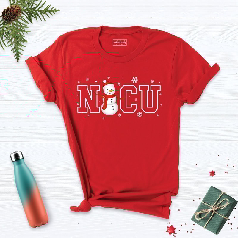 NICU Christmas Shirt, NICU Nurse Gift Tee, Cute Christmas Shirt, Gift For NICU Nurse Tee, Christmas Shirt, NIcu Christmas Party Tee.jpg