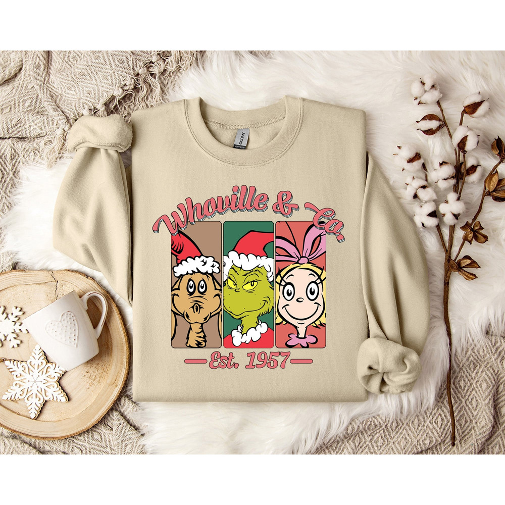 Whoville and Co Sweatshirt, Dr. Seuss Whoville Shirt, Holiday Crewneck, Christmas Sweater, Festive Whoville Clothing, Whoville Jumper.jpg