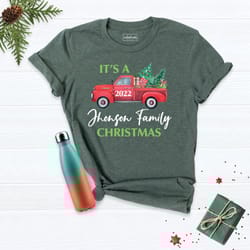 personalized christmas family t-shirt, custom christmas shirt, matching family christmas shirts, christmas shirts, funn