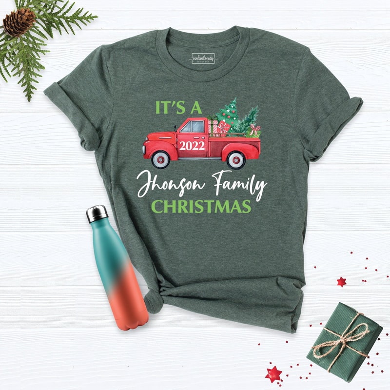 Personalized Christmas Family T-Shirt, Custom Christmas Shirt, Matching Family Christmas Shirts, Christmas Shirts, Funny Christmas Shirt.jpg