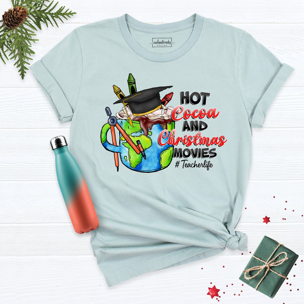 Teacher Life Shirt, Teacher Christmas Shirt, Learning Xmas Shirt, Christmas T-Shirt, Christmas Teacher Tee, Back To School Tee, Xmas Shirt.jpg