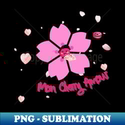 mon cherry amour - vintage sublimation png download - spice up your sublimation projects