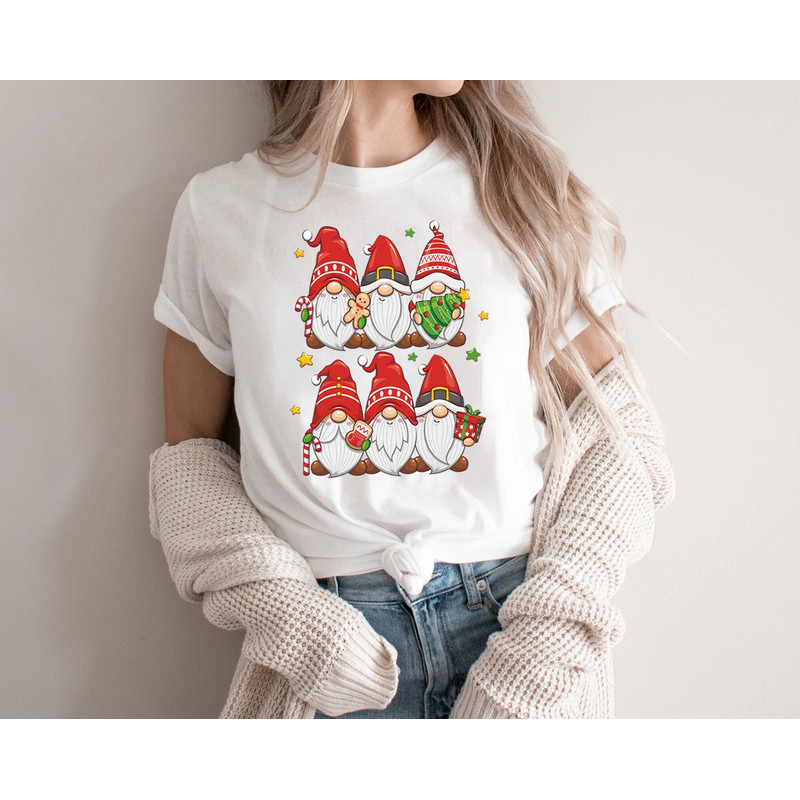 Christmas Gnomes Shirt, Gnome Shirt, Santa Gnomes Shirt, Christmas with my Gnomies, Christmas Shirt, Christmas Tee, Christmas Day Gift.jpg