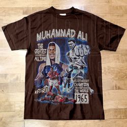 vintage style muhammad ali vintage 90s raptees , hip hop rnb shirt , graphic tee