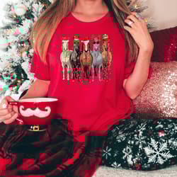 horse christmas shirt, western christmas horse shirt, womens christmas shirt, funny christmas shirt, horse lover gift