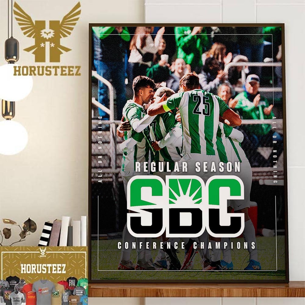 2023 Sun Belt Mens Soccer Regular Season Conference Champions Are Marshall Mens Soccer Home Decor Poster Canvas.jpg