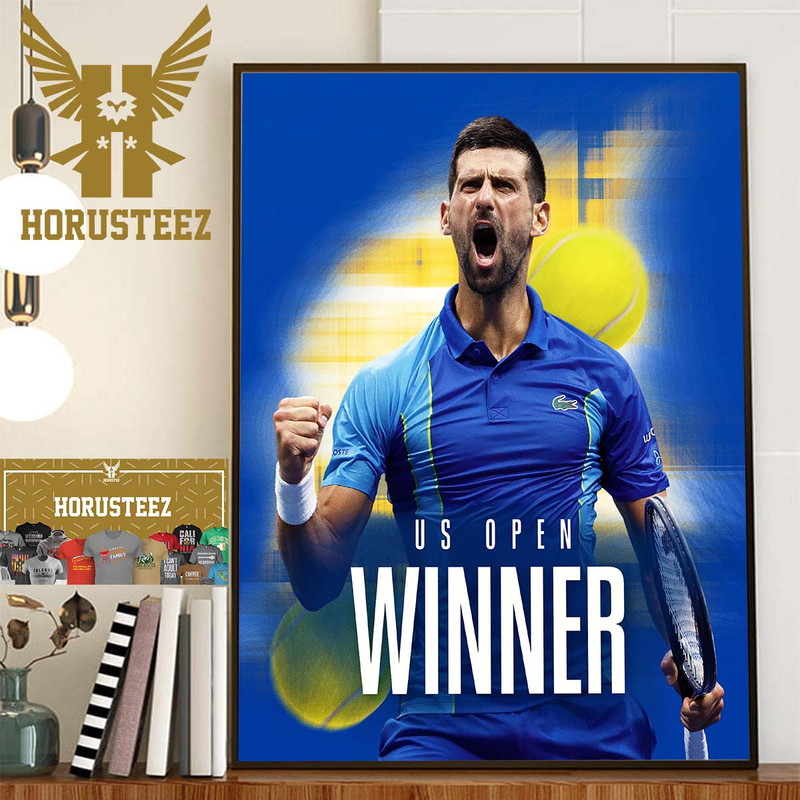 2023 US Open Winner is Novak Djokovic Home Decor Poster Canvas.jpg