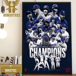 2023 world series champions are the texas rangers home decor poster canvas