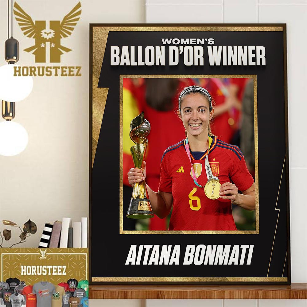Aitana Bonmati Has Won The 2023 Womens Ballon dOr Home Decor Poster Canvas.jpg