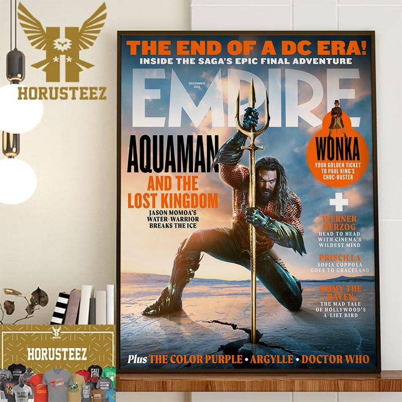 Aquaman And The Lost Kingdom On Empire Magazine Cover Home Decor Poster Canvas.jpg