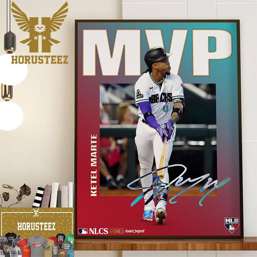 Arizona Diamondbacks Ketel Marte is The NLCS MVP Home Decor Poster Canvas.jpg