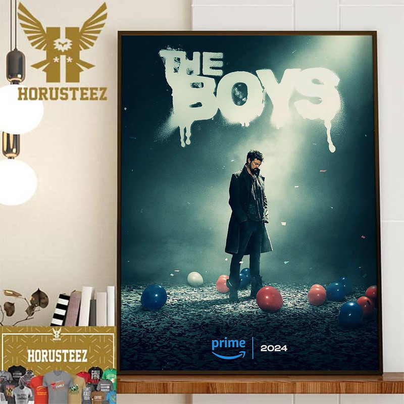 Billy Butcher In The Boys Season 4 Official Poster Home Decor Poster Canvas.jpg