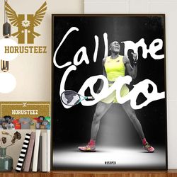 call coco gauff is champion of 2023 womens us open home decor poster canvas