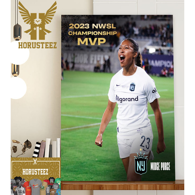 Congrats NJ NY Gotham FC Midge Purce Is The 2023 NWSL Championship MVP Home Decor Poster Canvas.jpg