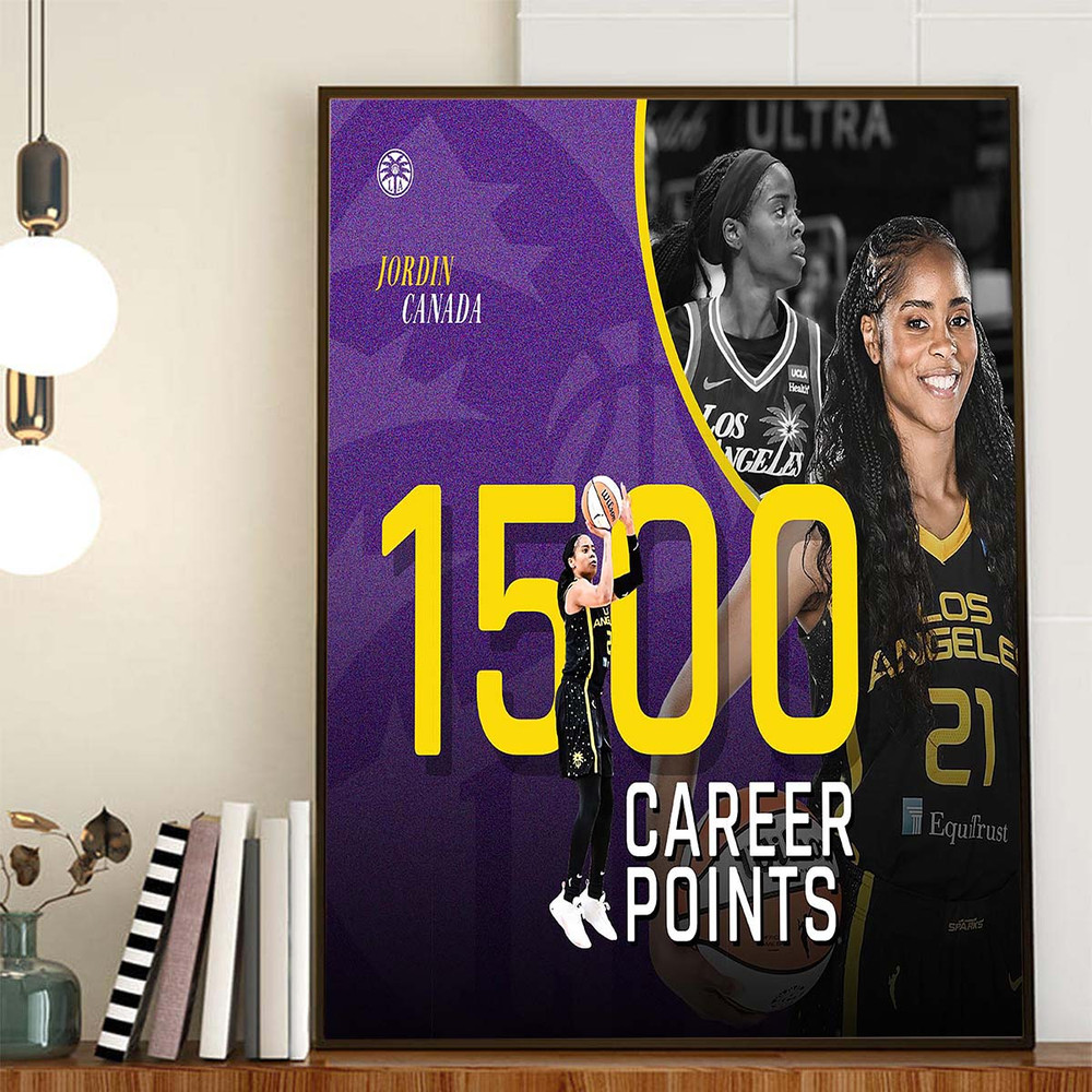 Congrats To Jordin Canada On Surpassing 1500 Career Points Home Decor Poster Canvas.jpg