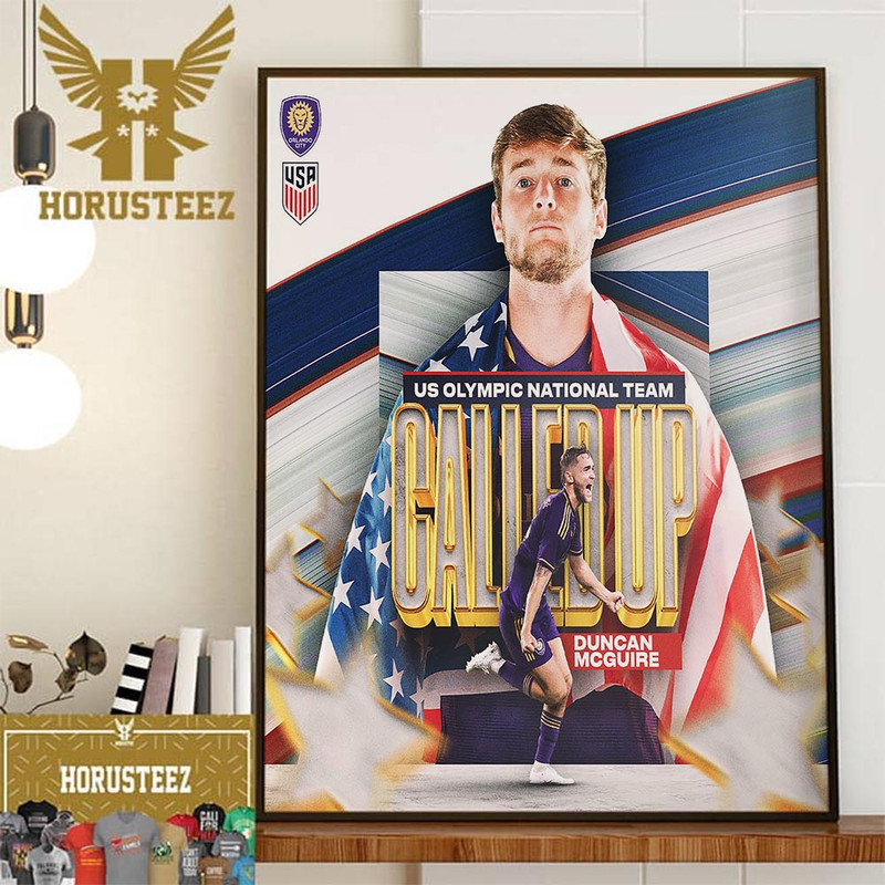 Congrats to Orlando City SC Duncan McGuire Called Up To The US Olympic National Team Home Decor Poster Canvas.jpg