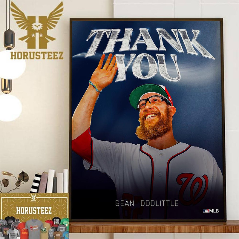 Congratulations On A Great Career And Thank You Sean Doolittle Home Decor Poster Canvas.jpg
