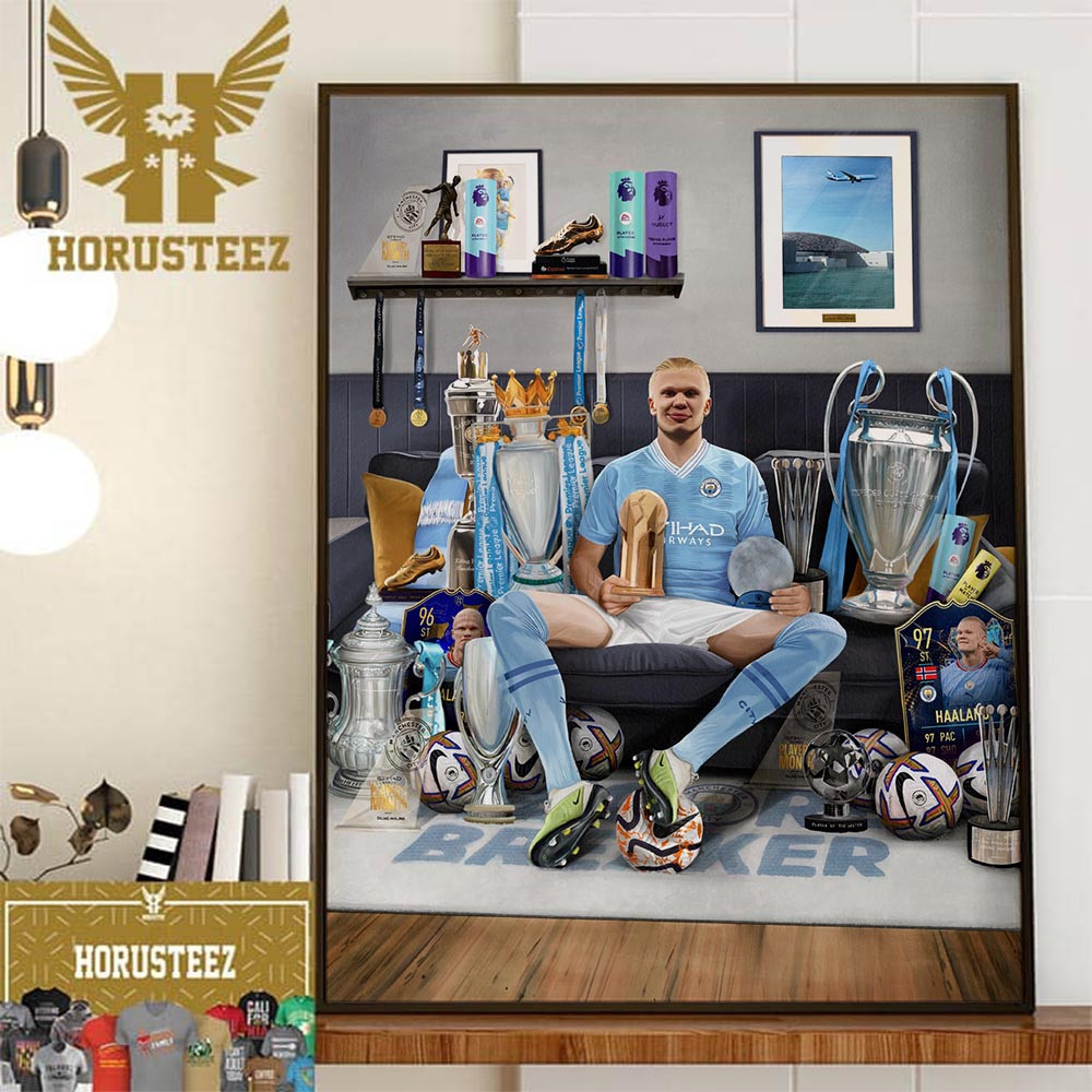 Congratulations to Erling Haaland is The 2023 Gerd Muller Trophy Winner Home Decor Poster Canvas.jpg