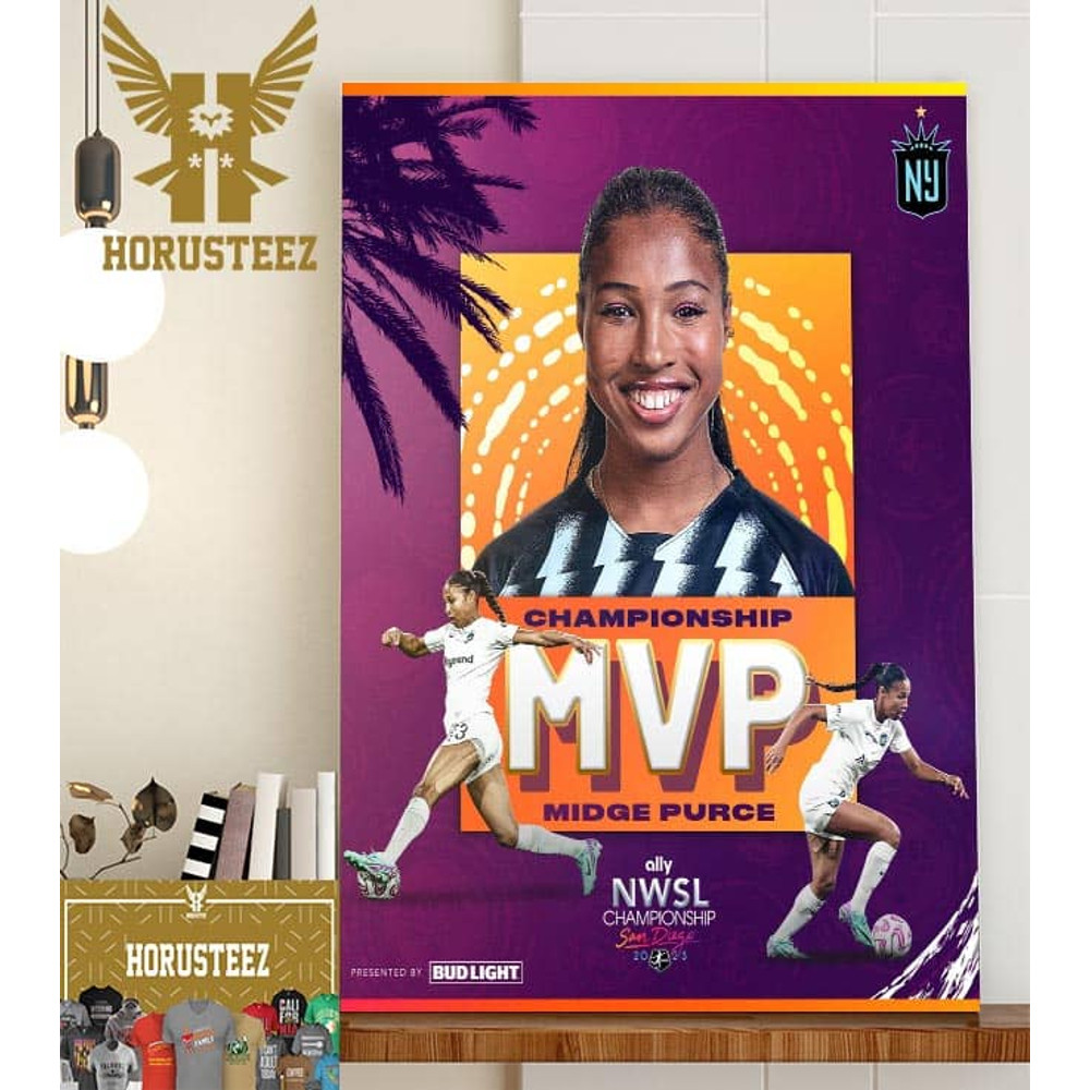 Congratulations To Midge Purce Is The 2023 MVP Of NWSL Championship Home Decor Poster Canvas.jpg
