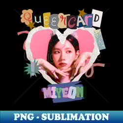 queencard miyeon gi-dle - sublimation-ready png file - revolutionize your designs