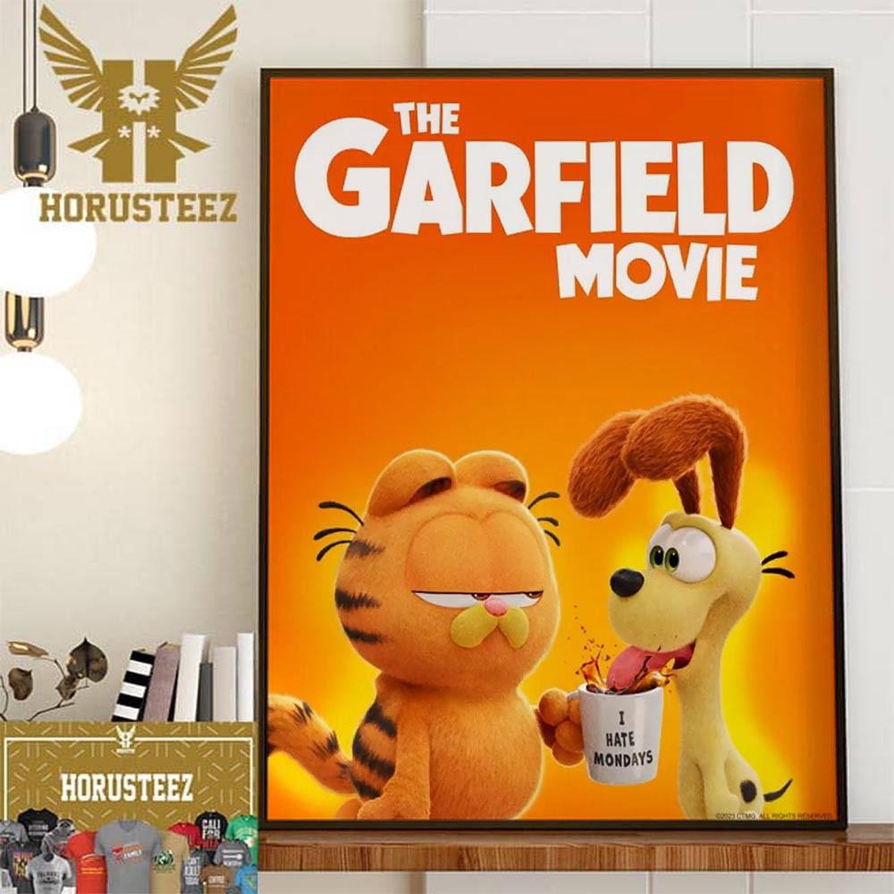 Garfield The Movie 2024 First Look New Poster Home Decor Poster Canvas.jpg