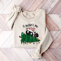 christmas black cat sweatshirt, christmas shirt, funny black cat shirt, christmas gift for cat lover, funny cat shirt,