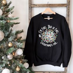 in a holly jolly mood shirt, merry christmas tshirt, cozy christmas shirt, holly jolly christmas lights tee, xmas vibes