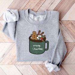 christmas coffee sweatshirt, merry christmas coffee shirt, christmas latte sweatshirt, coffee lover shirt, coffee lover