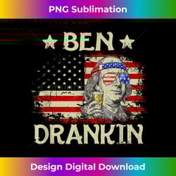 retro ben drankin 4th of july benjamin franklin usa flag - chic sublimation digital download - pioneer new aesthetic frontiers