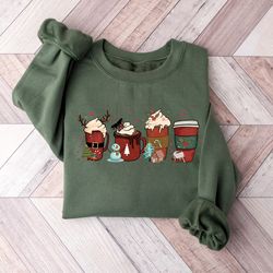 christmas latte sweatshirt,christmas coffee sweatshirt,coffee lover shirt,coffee lover gift,coffee shirt,christmas latte