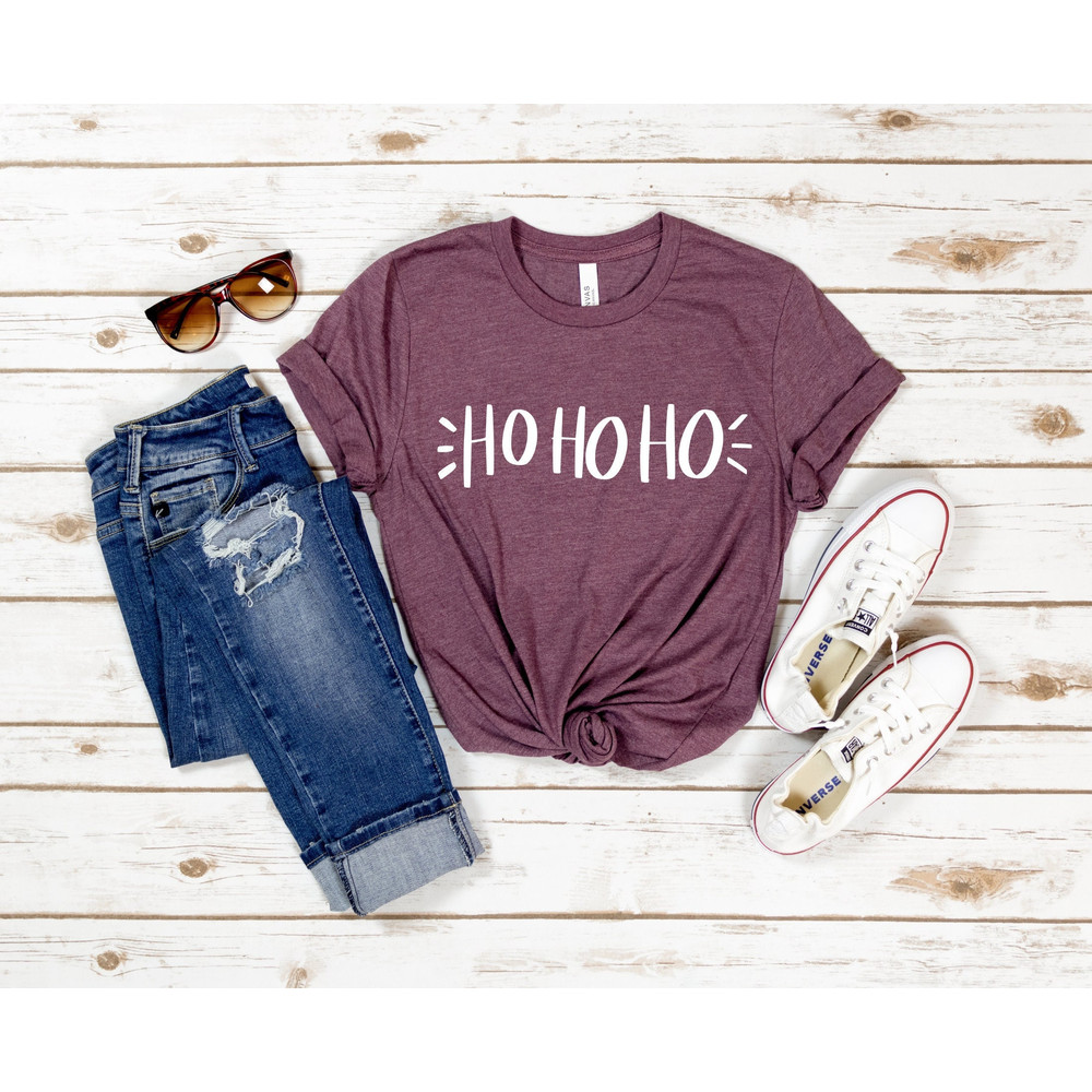 Christmas Shirts Ho Ho Ho,Christmas Gift Shirt,Unisex Graphic Tee For Woman And Men,Funny Christmas Shirts,Family Christmas Tee,Holiday Tee.jpg