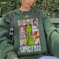 christmas the eras tour shirt, vintage 90s christmas movie shirt, nightmare before christmas shirt, christmas family shi