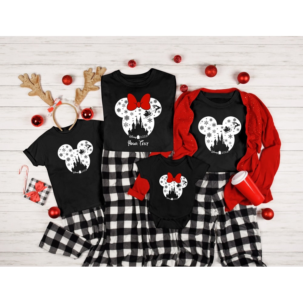 Disney 2023 Christmas Shirt, Disney Christmas Shirt, Custom Disney Christmas Shirt, Disney Shirts, Christmas Sweatshirt, Disney Trip Shirt.jpg