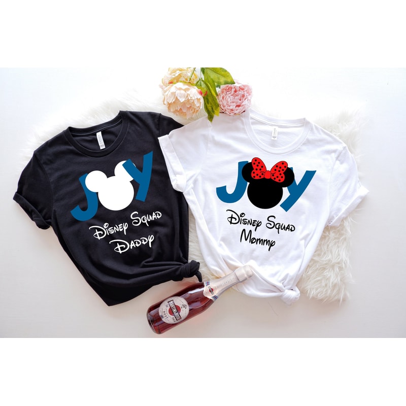 Disney Christmas Joy Shirt,Custom Disneyland Christmas Shirt,Disney Family Christmas Matching Shirt,Disney Mickey and Minnie,Disney Vacation.jpg