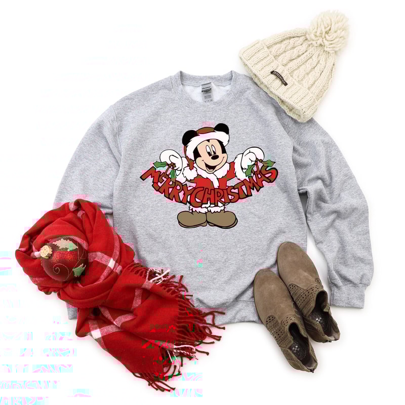 Disney Christmas Shirt, Mickey Merry Christmas Sweatshirt, Christmas Gift, Disney Family Xmas Shirt, Merry Christmas Mickey Shirt, Christmas.jpg