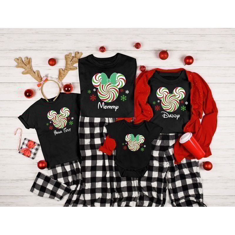 Disney Family Christmas Shirt, Custom Disney Christmas Shirt, Disney Christmas Shirt, Christmas Sweatshirt, Disney Shirts, Disney Trip Shirt.jpg