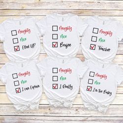 naughty nice over i tried shirt custom christmas shirt, naughty list shirt, naughty christmas saying shirt, funny christ