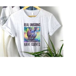 funny rhino t-shirt - real unicorns have curves - fun animal t-shirt - zoo shirt - animal lover gift - save the rhinos