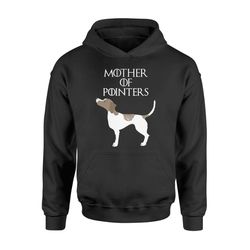 cute funny unique pointer hunting dog mom hoodie
