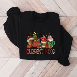 christmas coffee drink sweatshirt,christmas family shirt,christmas gift,holiday gift,christmas family matching shirt,cur