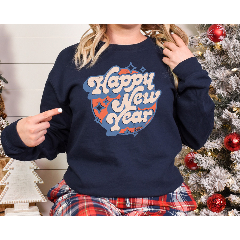 Colorful Retro New Year's Eve Shirt,2023 Happy New Year Sweatshirt,Happy New Year Shirt, 2023 Christmas, Happy New Year Shirt.jpg