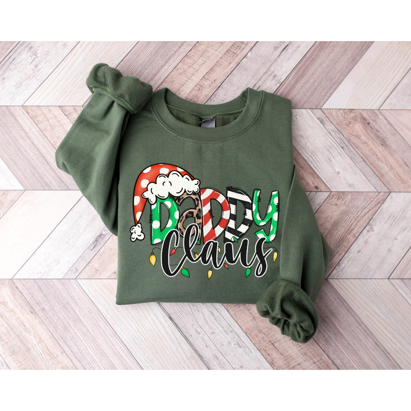 Daddy Claus Sweatshirt,Christmas Shirt,2023 Christmas Shirt,Christmas Gift for Dad,Christmas Father,Matching Family Christmas Sweatshirts.jpg