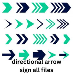 directional arrow sign or icons set design t-shirt svg design, cap svg design , svg sticker