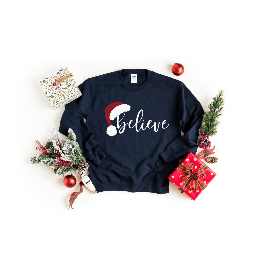 Believe Christmas Sweatshirt, Christmas Believe Shirt Christmas Party Shirt, Christmas Sweatshirt, Christmas Family Shirt,Family Shirts.jpg