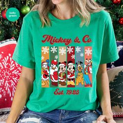 christmas disneyland shirt, christmas sweatshirt, mickey mouse shirt, holiday clothing, gifts for kids, disney world t s