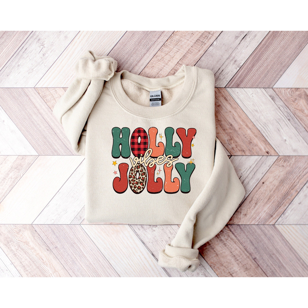Holly Jolly Vibes Shirt,Christmas Shirt,Merry Christmas Shirt, Holiday Shirt,Christmas Crewneck Sweatshirt,Christmas Family Shirt.jpg