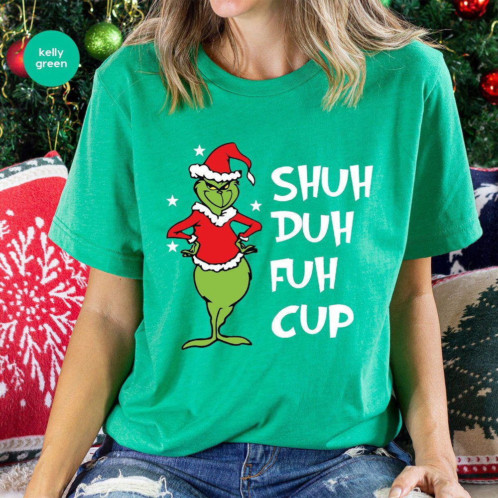 Christmas Grinch Shirts, Christmas Movie T-Shirt, Holiday Grinchmas Clothing, Funny Grinch T-Shirts, Merry Christmas Tshirt, Christmas Gifts.jpg
